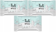TULI VLHČENÉ UBROÚRKY PRE DETI A BOJČATÁ S ALOE 97% VODA 60 KS
