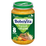 Krupniczek s teľacím mäsom po 8 mesiacoch BoboVita 190g