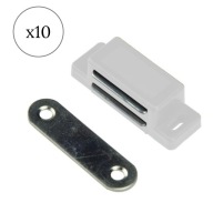 NÁBYTOKOVÝ MAGNETOVÝ MAGNETICKÝ ZÁMEK BIELY 10 KS