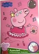 Omaľovánka Peppa Pig s nálepkami Omaľovánka + nálepky A4