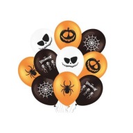 LATEXOVÉ BALÓNY MIX HALLOWEENSKÉ TEKVINY 6 KS