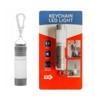 Kľúčenka s LED podsvietením, strieborná