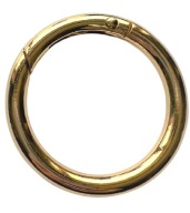 SCHEKLA otváracie krúžky na tašky 30mm zlato