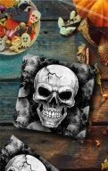 Papierové obrúsky Lebky 33x33cm Halloweenska dekorácia ornament