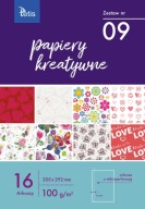 CREATIVE papier - 16 listov sada 09 100g TETIS a4