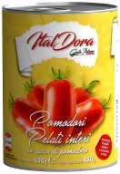 TALIANSKE Pelati Paradajky bez šupky ITAL DORA 800 g - VEĽKÁ KONZ