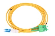 Optický prepojovací kábel SM 9/125 SC/APC-LC/UPC 2m duplex