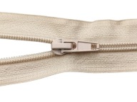 ŠPIRÁLOVÝ zips # 5, obojstranný, 80 cm, svetlo béžový