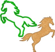 Premium MOLD Vykrajovač na perníčky Horse HORSES Horse 10cm