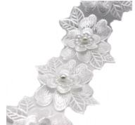 APLIKÁCIA BUTERFLY WHITE 1 KS NÁŠIVKA 6X5,5CM 174