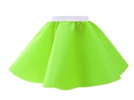 Zvonená sukňa s gumičkou, ZELENÁ, 34 cm