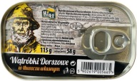 TRESKA RYBIA PEČEŇ VO VLASTNOM TUKU 115 G SRDCE