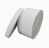 PLETENÁ ODEVNÁ GUMA 10 mm BIELA ​​1m