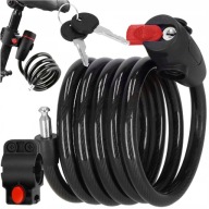 ZAMKNUTIE BICYKLA ZAMKNUTIE BICYKLA ZABEZPEČENIE + 2 KĽÚČE