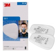 3M 5911 P1R prachový filter pre polomasku 6000 7500 Originál 2 ks.