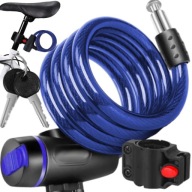 SOLID BIKE LOCK BIKE LOCK KÁBEL S KĽÚČOM DLHÝ 1 meter