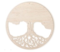 KOLESO DREVENÝ strom života RIM panel 30cm