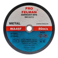 PRO FELMAN inoxový rezací kotúč na kov 230x2,0