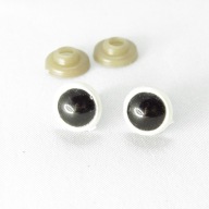 Oči Bezpečné hračkárske oči * 2 páry * 10 mm * biele