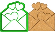 Vykrajovač na sušienky Heart Envelope
