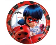 Miraculous Ladybug Cat Noir Papierové taniere 23 cm 8 ks.