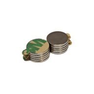 Neodymový magnet 10x1mm s 3M lepiacou páskou 10 ks.