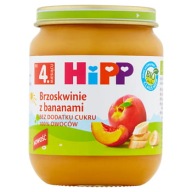 Broskyne s banánmi po 4 mesiacoch HiPP BIO 125g