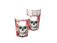 Skull Halloween poháre 210 ml 10 ks