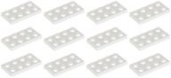 LEGO 3020 TANIER 2x4 biely NOVINKA == (15g) 12 ks.