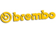 Žltá vysekávaná nálepka BREMBO