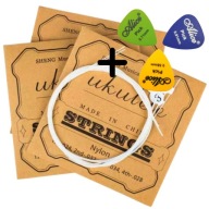 SET UKULELE PRO nylonové STRUNY + trsátka