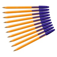 Sada 10 guľôčkových pier BIC Orange Blue
