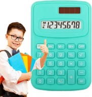 ŠKOLSKÁ MATEMATICKÁ KALKULAČKA, JEDNODUCHÁ, MALÉ VRECKO NA UČENIE NA SKÚŠKU