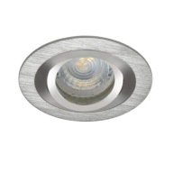 KANLUX Oczko LED stropné halogénové svietidlo pohyblivé SEIDY 10W GU10 strieborné