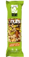 BeRAW Nuts&Honey orechová tyčinka, pistáciové oriešky, prírodný med, 30g