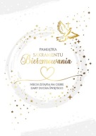 Suvenír na sviatosť birmovania s textom PR240