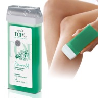 ItalWax Depilačný voskový valček TOP LINE EMERALD 100ml PREMIUM