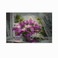 Diamantové vyšívanie Diamantové kvety 30x40cm DPX-12667