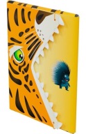 A4 ZLOŽKA S GUMAČNÝMI ČEĽUSŤAMI - TIGER, MONUMI