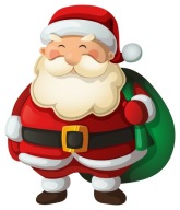 NÁLEPKA NA OKENNÉ SKLO ZRKADLO SANTA CLAUS