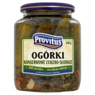 Provitus Sweet zavárané uhorky, 640g