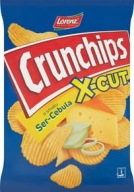 Crunchips Chipsy s príchuťou syra a cibule 140 g
