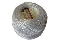 Šnúrka Camellia Yarn Art, metalizovaná 411 striebro