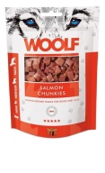 WOOLF SALMON CHUNKIES prírodná pochúťka lososové kocky 100g