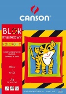 FAREBNÝ BLOK A4 CANSON 10 listov