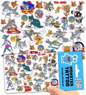 UMÝVAJÚCE DOČASNÉ TETOVANIE PRE DETI TOM A JERRY ORIGINÁLNE DIZAJNY