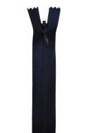 Vnútorný tkaný zips C3 25 cm Námornícka modrá