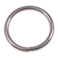 KOVOVÝ Prsteň 30 mm STRIEBORNÝ