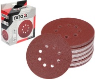 KOTÚČE NA VELCRO 150mm BRÚSKY PAPIER 8 OT P60 50ks