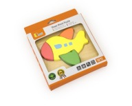 Drevené bábätko prvé puzzle - lietadlo VIGA